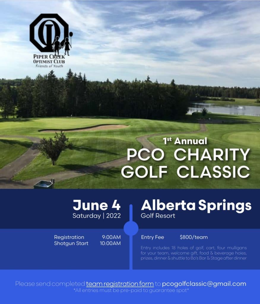 Piper Creek Optimist Club Charity Golf Classic